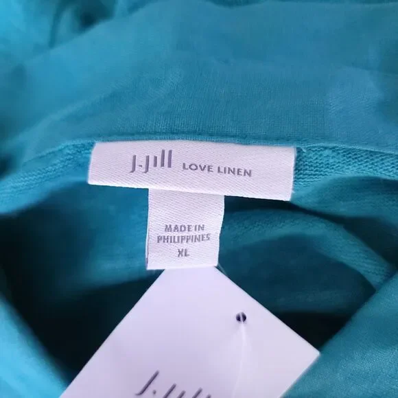 J Jill Love Linen Shirt Top XL - Picture 14 of 14